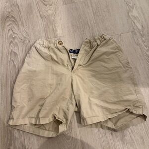 Men's Tan Flat Front Shorts